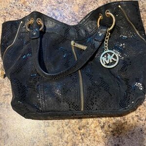 Michael Kors Black Sparkly Bag